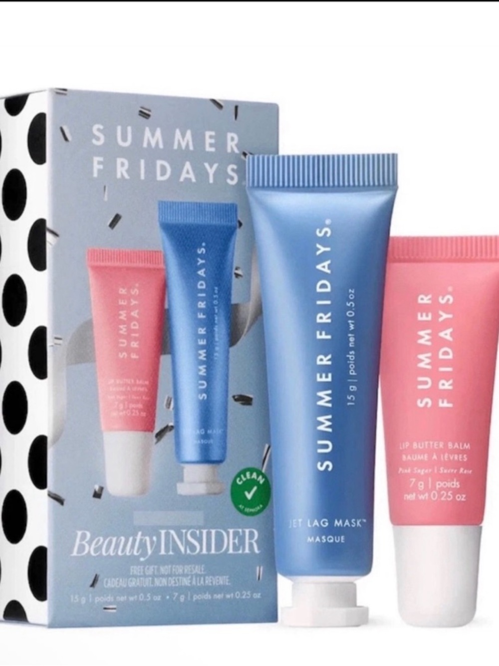 SUMMER FRIDAYS Lip Butter & Mask Set